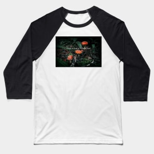 Love is the ultimate trip Amanita Muscaria Mushroom Geometric Baseball T-Shirt